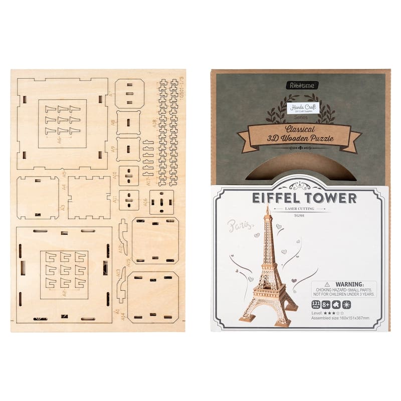 DIY 3D Puzzle - Eiffel Tower - 121pcs