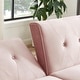 preview thumbnail 28 of 39, Modern Futon Sofa Bed, Convertible Sleeper Sofa with Tapered Wood Legs, 78.35" W, Small Split Back Sofa for Living Room