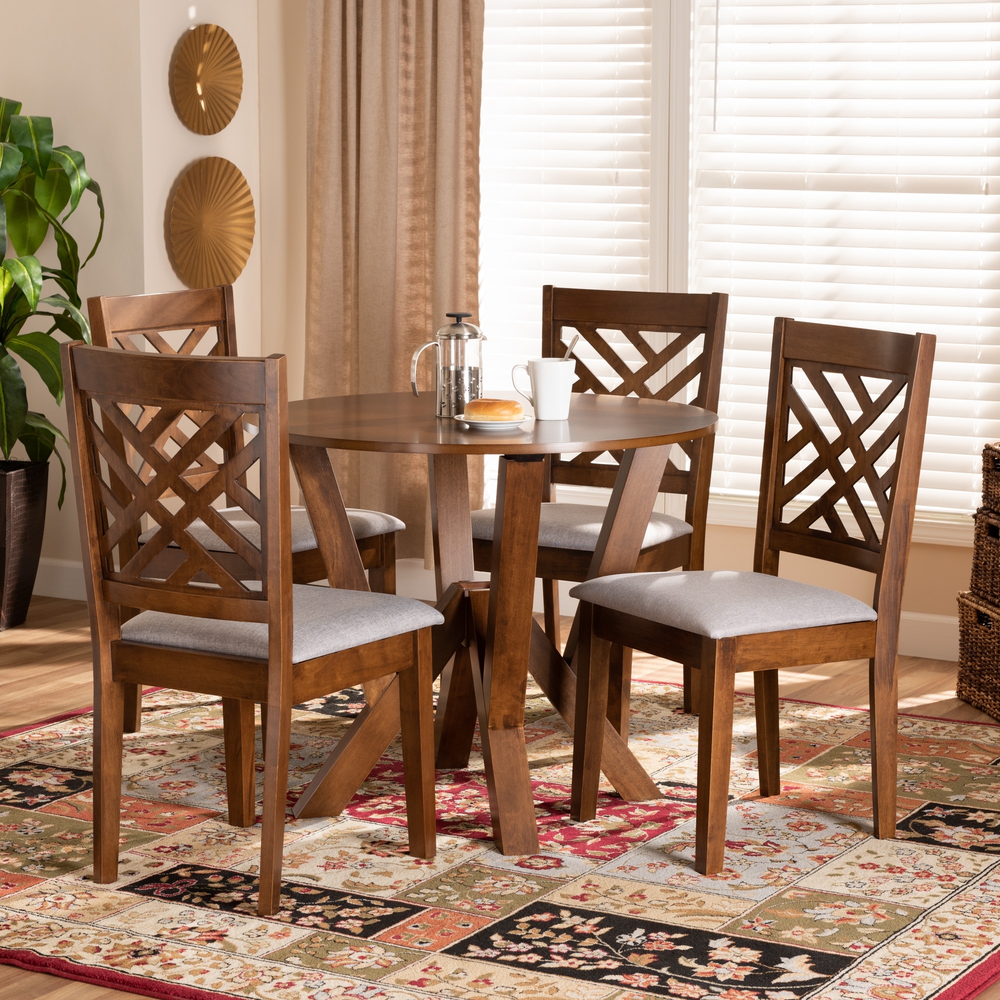 Elise Modern and Contemporary 5-Piece Dining Set