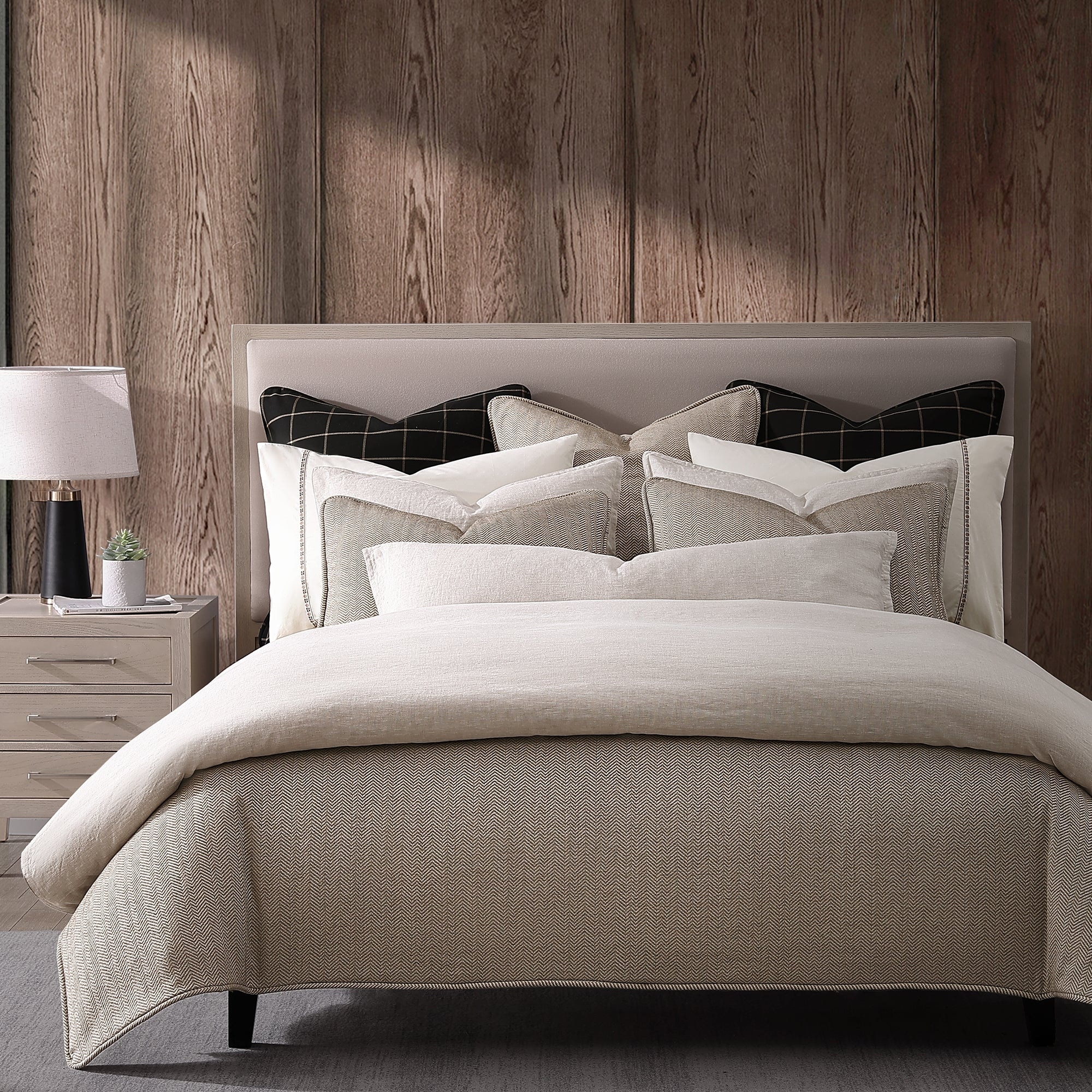 Herringbone comforter calvin klein deals