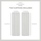 preview thumbnail 16 of 26, ATI Home Belgian Sheer Hidden Tab Top Curtain Panel Pair
