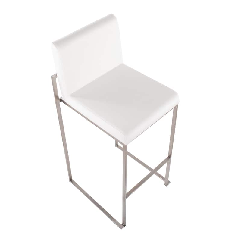 Silver Orchid Forrest High Back Bar Stool - Set of 2