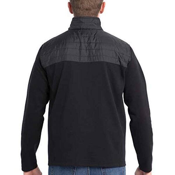 Shop Eddie Bauer Men S Mixed Media Zip Pullover 1226392
