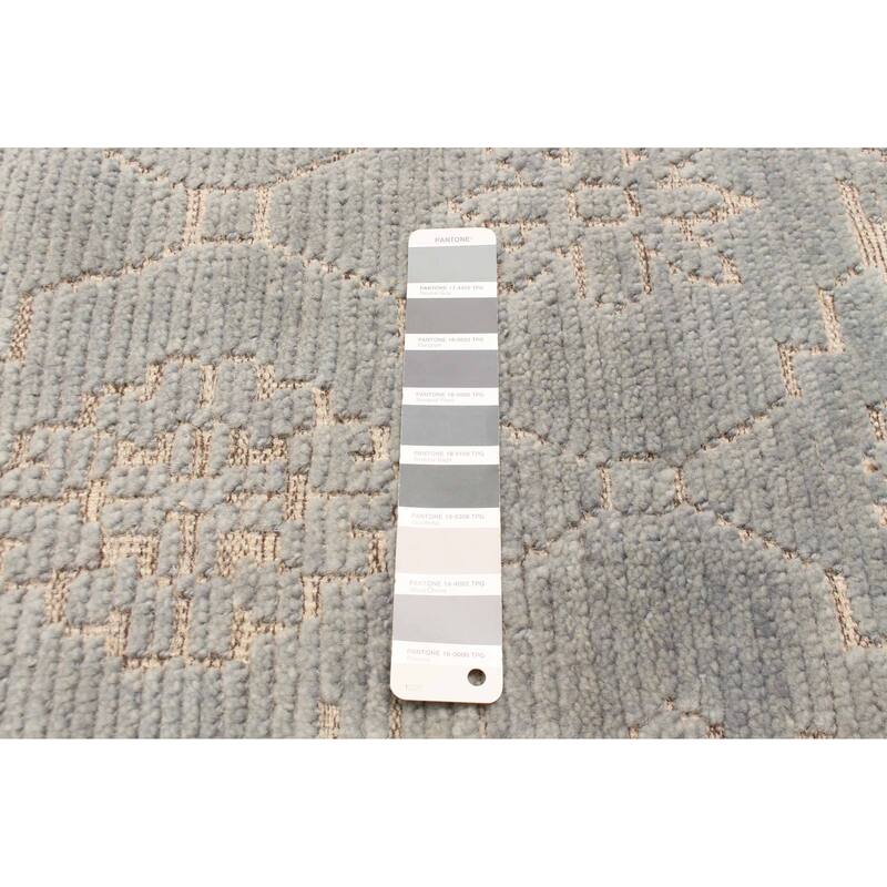 ECARPETGALLERY Hand-knotted Tangier Grey Wool Rug - 2'11 x 4'11
