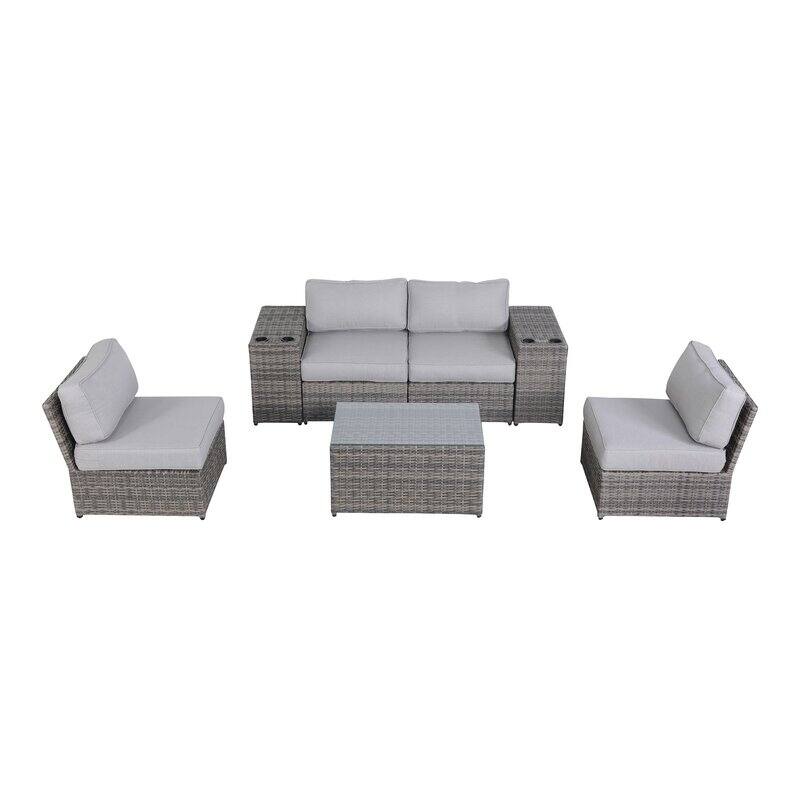 7 Piece Seating Group with Cushions