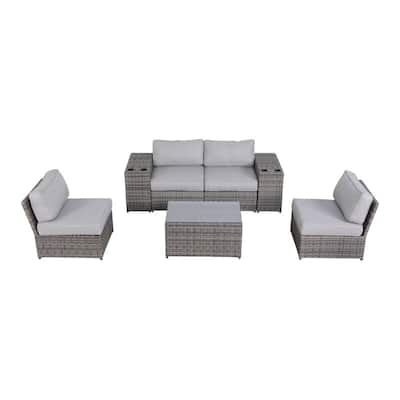 7 Piece Seating Group with Cushions