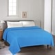 preview thumbnail 53 of 83, 100-percent Cotton Waffle Weave Medium Weight All Season Thermal Blankets King - Blue