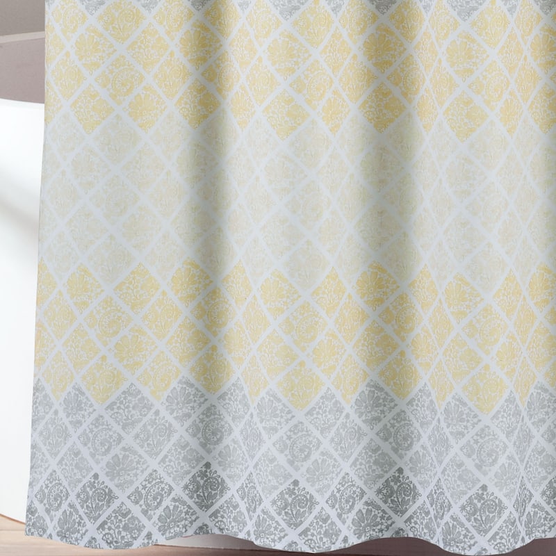 Lush Decor Medallion Ombre Shower Curtain