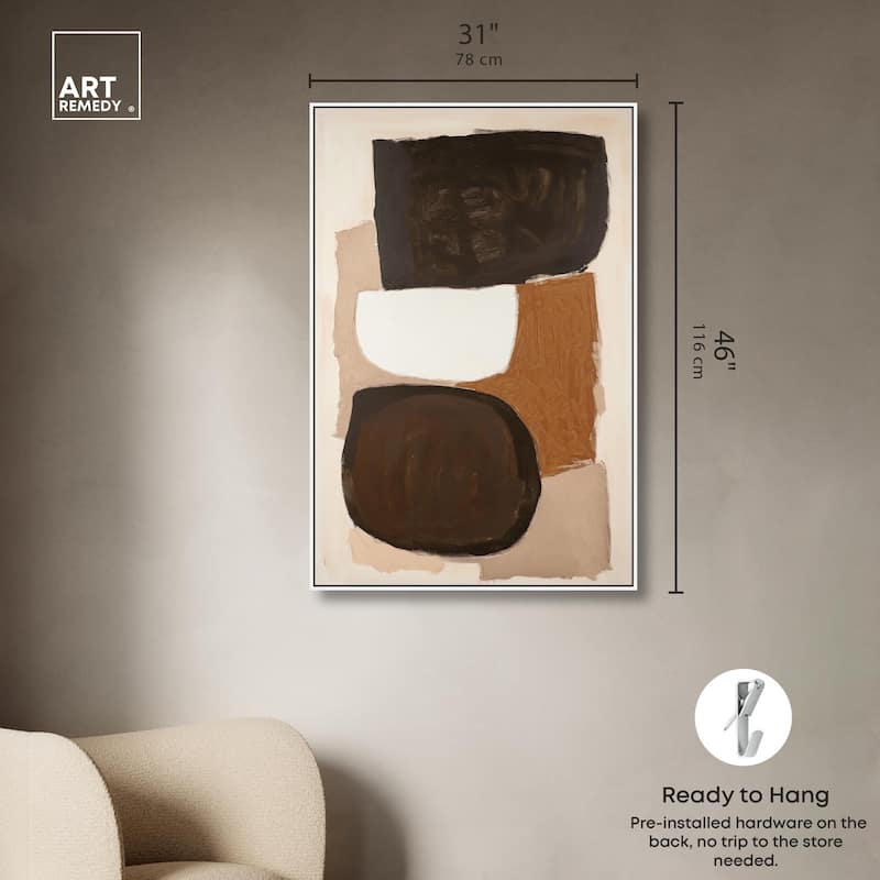 Asymmetrical Balance II Canvas by Art Remedy