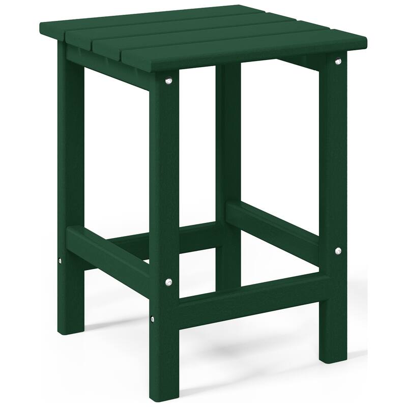 Aderson Outdoor Poly Adirondack Chair With Ottoman And Side Table 12-Piece Set