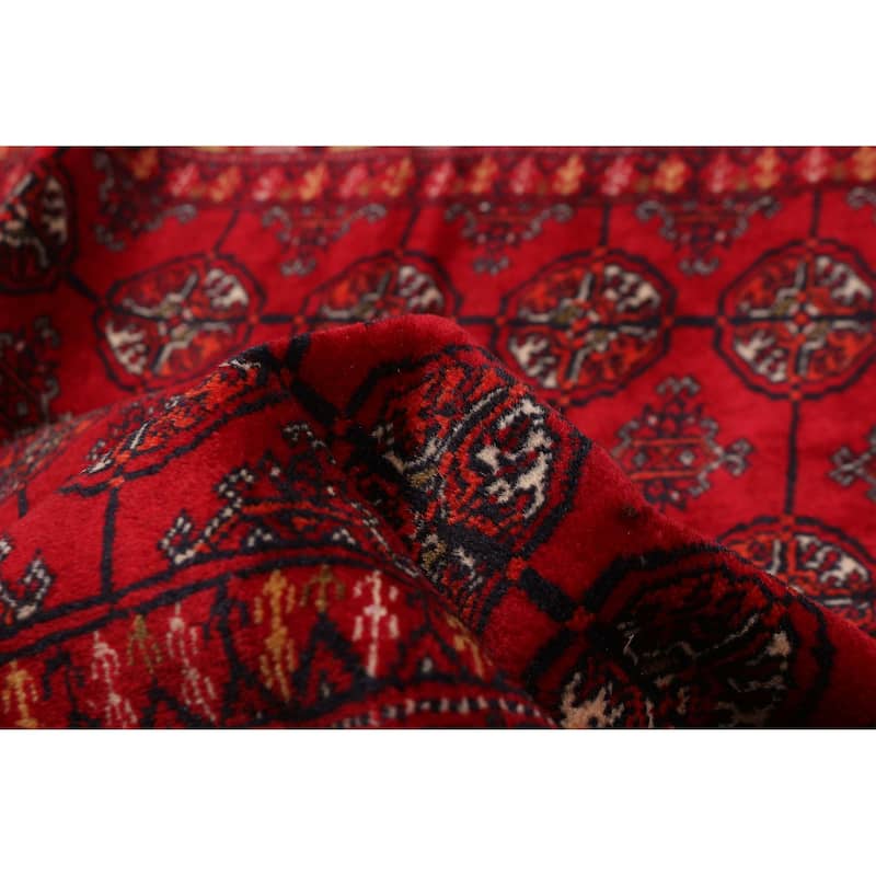 Teimani Red Rug 3'11" x 5'9" - 3'11 x 5'9