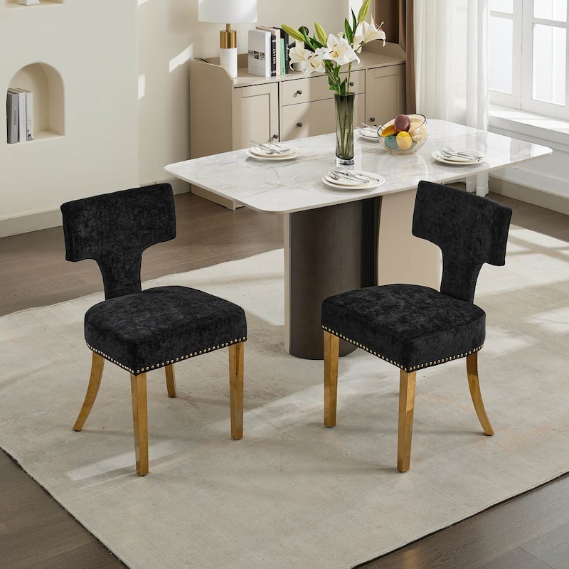 Upholstered Accent Chair Dining Chairs Set of 2