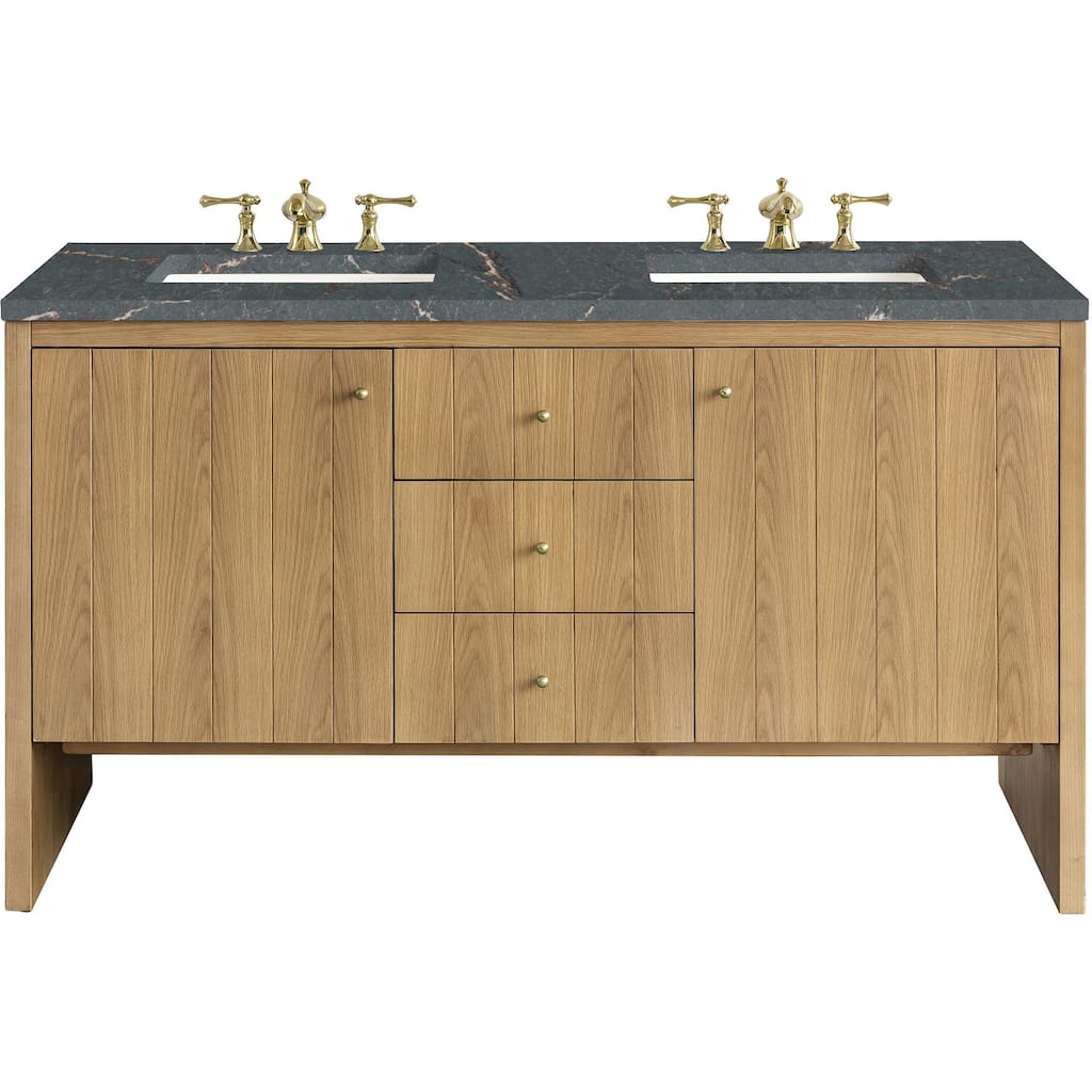 James Martin Vanities 435-V60D-FPBL Hudson 60" Free Standing Double
