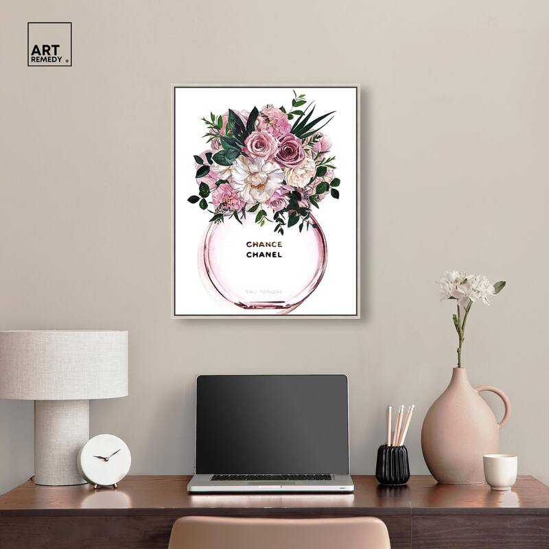 Floral Chance Fragrance Canvas by Art Remedy