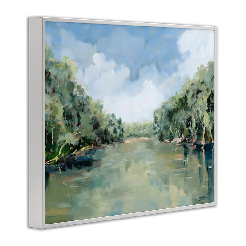 Stupell Serene Reflective Nature Framed Giclee Art Design By Meredith Howse