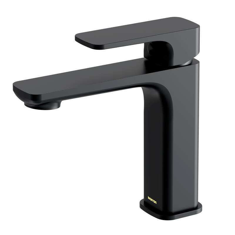 Karran Venda KBF510 Single-Handle Single Hole Basin Bathroom Faucet with Matching Pop-up Drain