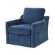 preview thumbnail 11 of 20, GDFStudio - Swivel Chenille Arm Accent Chair