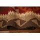 preview thumbnail 7 of 8, Southwestern Reversible Kilim Rug Hand-woven Wool Carpet - 3'0" x 5'1"