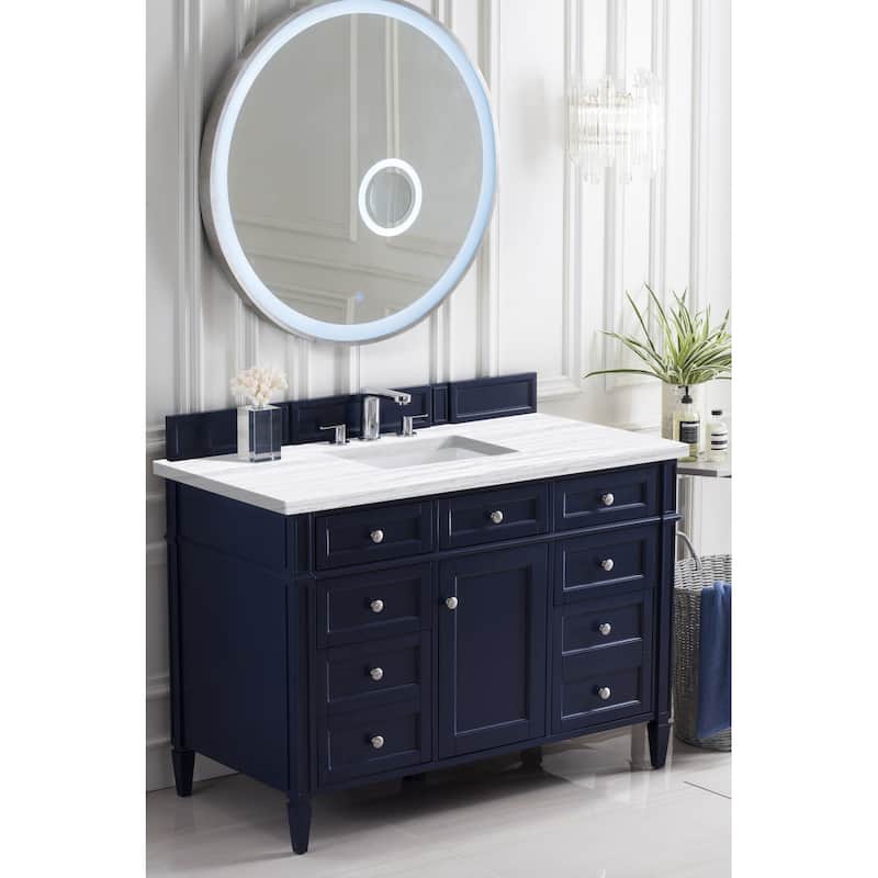 James Martin Vanities Brittany 48" Single Vanity, Victory Blue