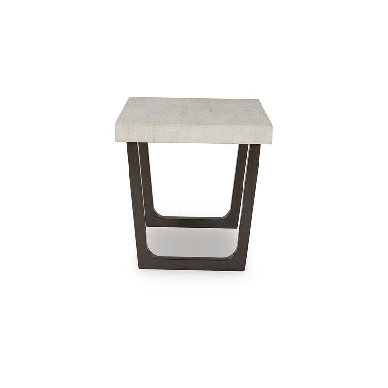 Signature Design by Ashley Westenfort Light Gray/Dark Brown Table (Set of 2) - 40" W x 40" D x 18" H