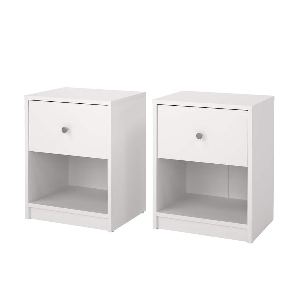 Porch & Den Zoe 1 Drawer Nightstand - Set of 2