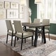preview thumbnail 45 of 43, Amisco Avery Upholstered Dining Chair with Metal Legs