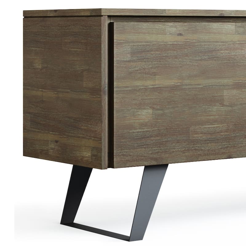 WYNDENHALL Mitchell WOOD Modern Industrial TV Media Stand For TVs
