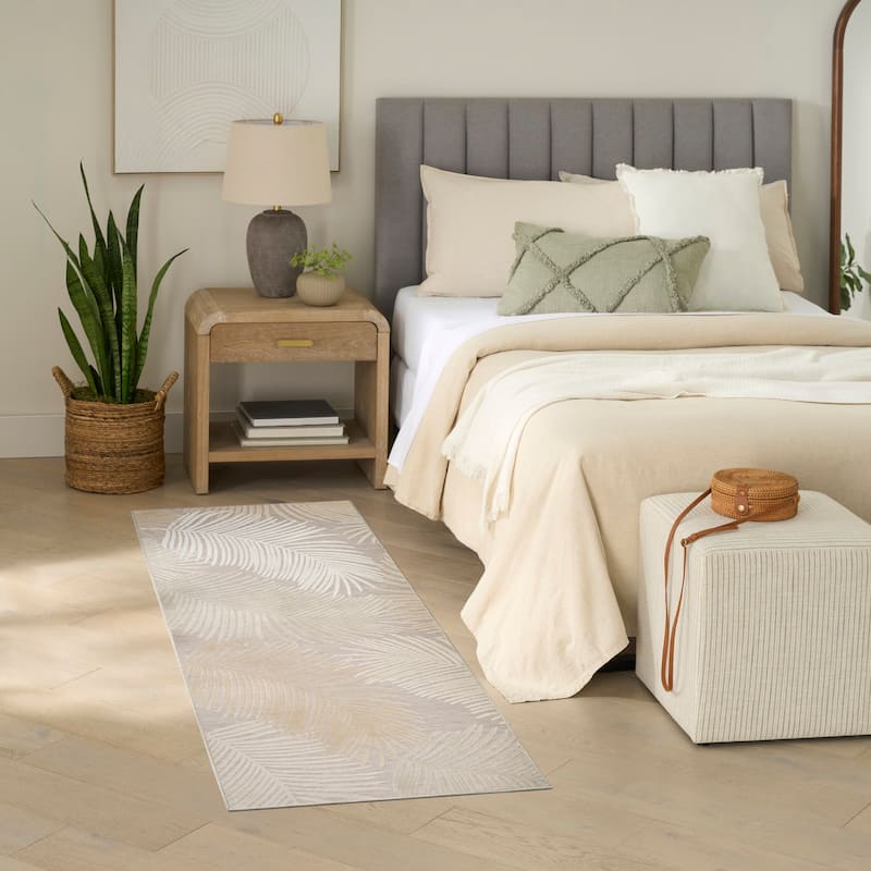 Nourison Suncoast Indoor/Outdoor Nature Area Rug.