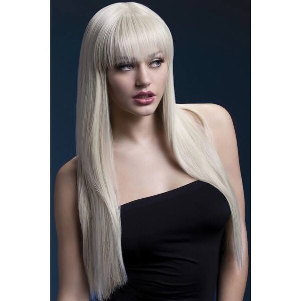 Shop 26 Blonde White Fever Jessica Long Straight Hair Women Adult Halloween Wig Costume Accessory One Size One Size On Sale Overstock 29181946