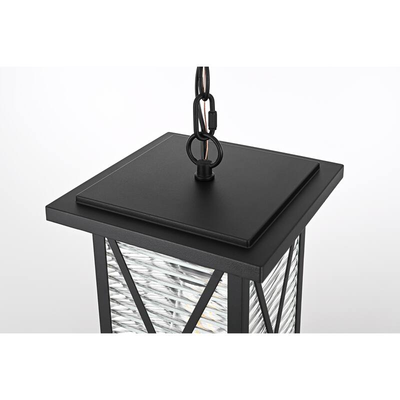 Kensington 14 inch Outdoor Pendant in Black - 14"