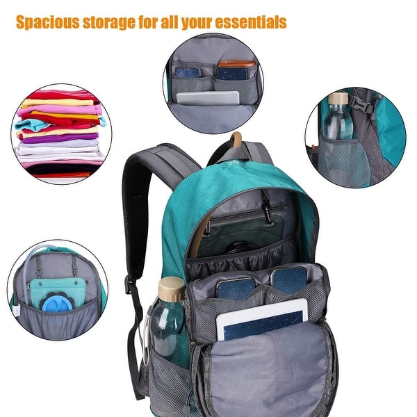 35L Hiking Backpack Water Resistant Outdoor Sports Travel Daypack Lightweight with Rain Cover for Women Men - On Sale - Bed Bath & Beyond - 40365989 35L Hiking Backpack Water Resistant Outdoor Sports Travel Daypack Lightweight with Rain Cover for Women Men - On Sale - Bed Bath & Beyond - 40365989