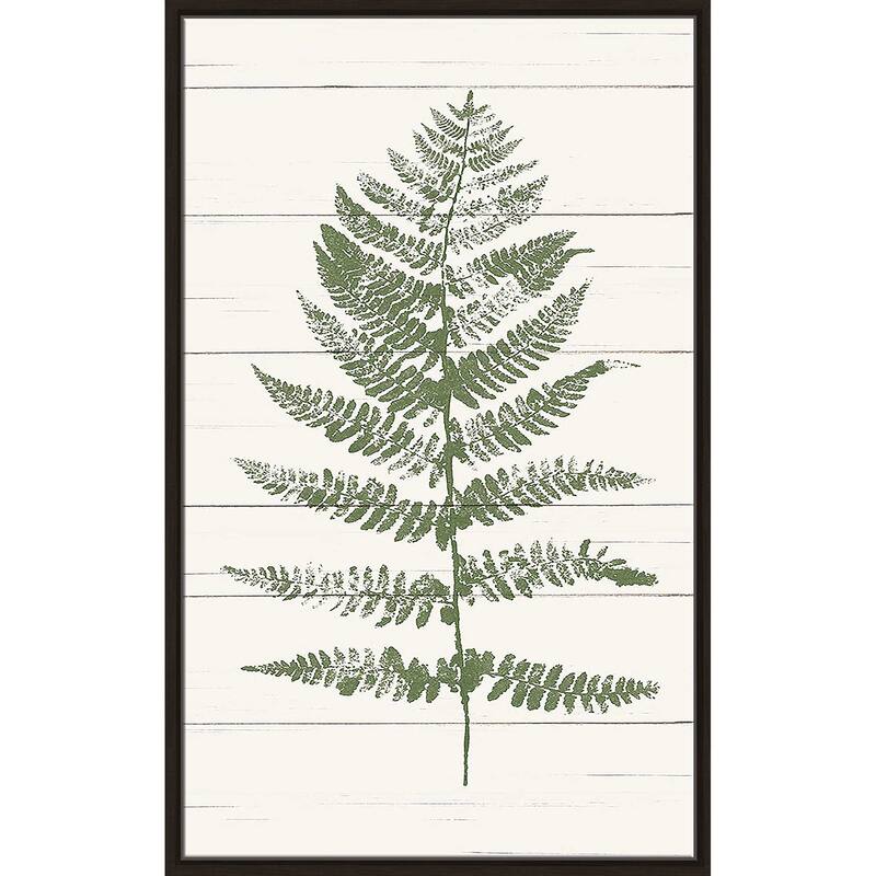 "Fern Print II" Print on Floating Canvas