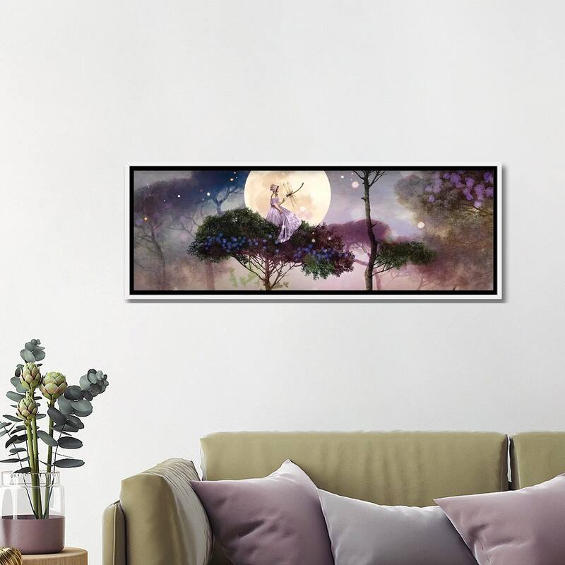 iCanvas "Dragonfly" by Catrin Welz-Stein Framed Canvas Print