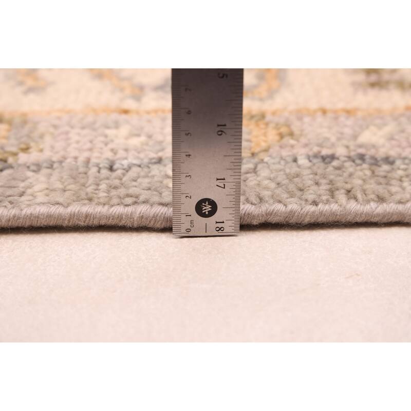 ECARPETGALLERY Hand-knotted Jules Serapi Grey Wool Rug - 7'10 x 9'10