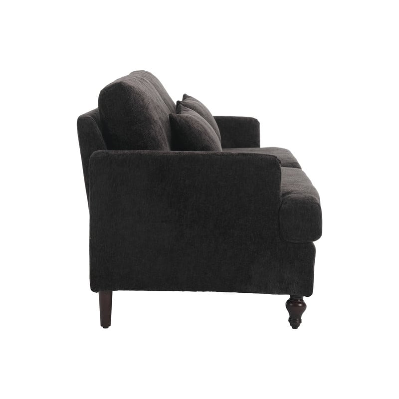 68.9-In Modern Chenille Fabric Loveseat,Living Room Couches with Rubber Wood Legs