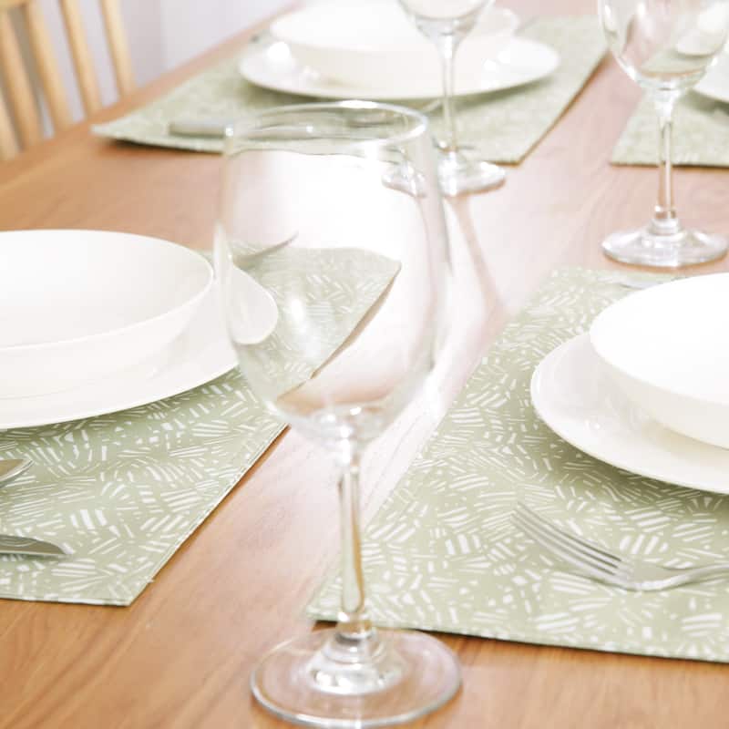 Deconovo Double-Faced Oxford Water Resistant Placemats (4-Pack)
