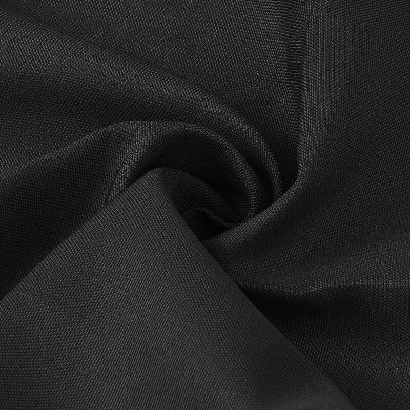 6 Pack Polyester Napkins, Good Choice of Napkins for Wedding Restaurant Cocktail Party - 18x18 Inch - Black