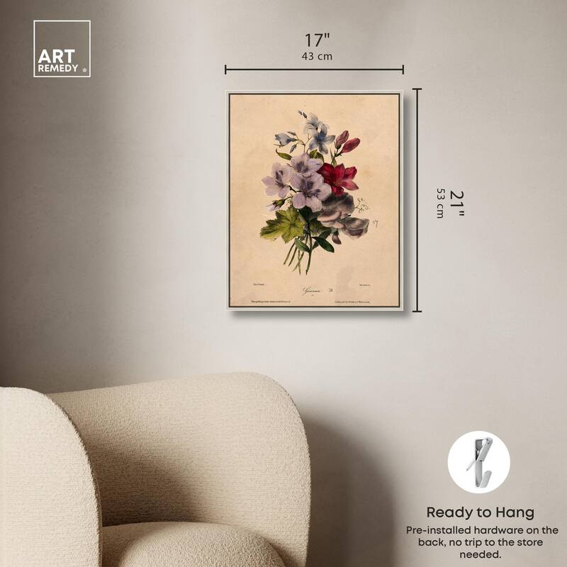Elisa's Blooms Canvas by Art Remedy