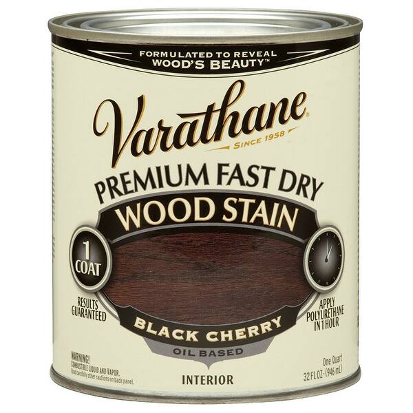 Shop Varathane 262009 Premium Oil Based Fast Dry Wood Stain Black