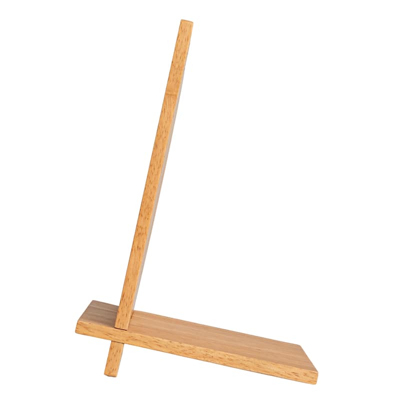 Rubberwood Reflections Desk Mirror
