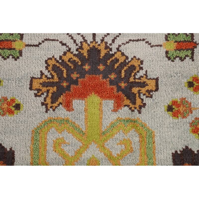 Geometric Ziegler Oriental Accent Rug Handmade Wool Carpet - 3'0" X 5'0"
