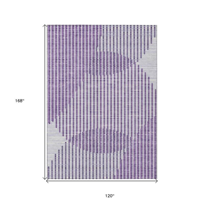 HomeRoots Geometric Transitional Rectangle Outdoor Rug