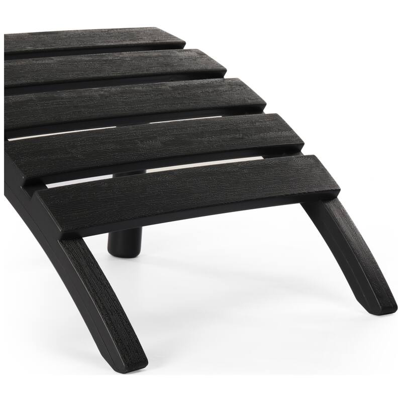 Polytrends Coastline Outdoor Poly Adirondack Ottoman