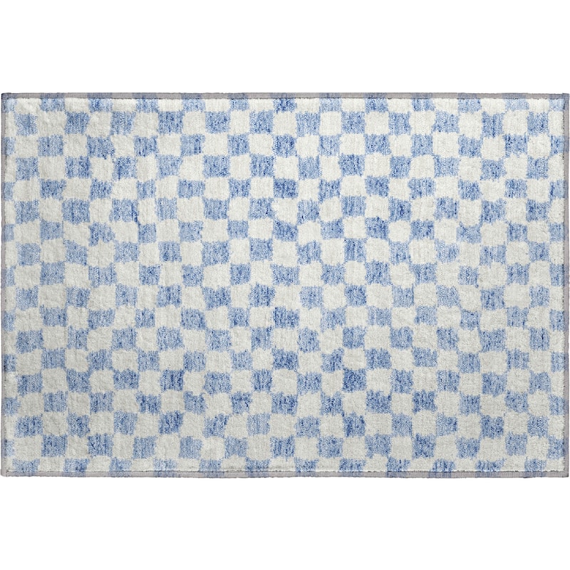 Premium Washable Super Soft Casual Checkered Mayfield Rug