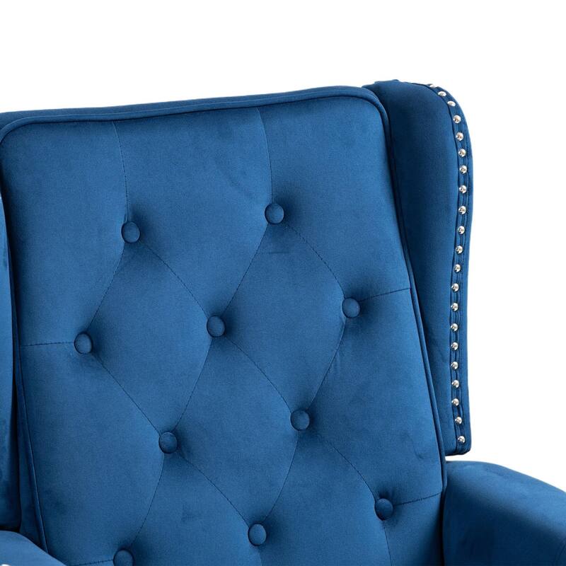 Mid Century Nailhead Decorative Armchair