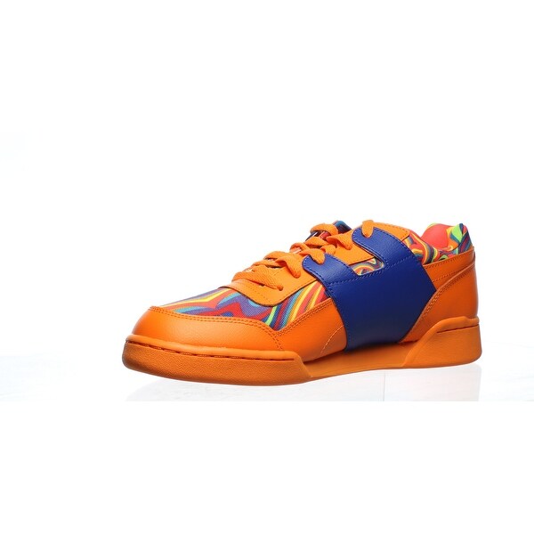 reebok workout plus mens orange