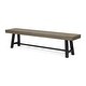 preview thumbnail 7 of 16, Carlisle Acacia Wood Outdoor Bench by Christopher Knight Home