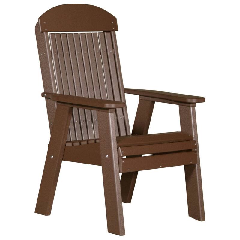 Poly Lumber Classic Bench - 2' - Chestnut Brown