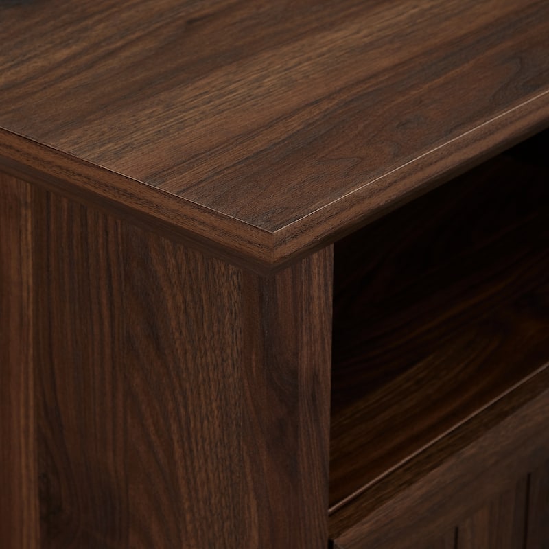 Middlebrook 44-inch Groove Door Corner TV Stand