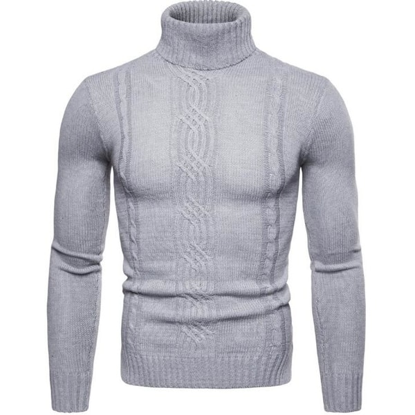 Men S Pullover Turtleneck Sweater Casual Slim Fit Long Sleeve On Sale Overstock